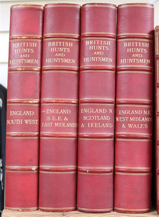 British Hunts and Huntsmen, 4 vols,